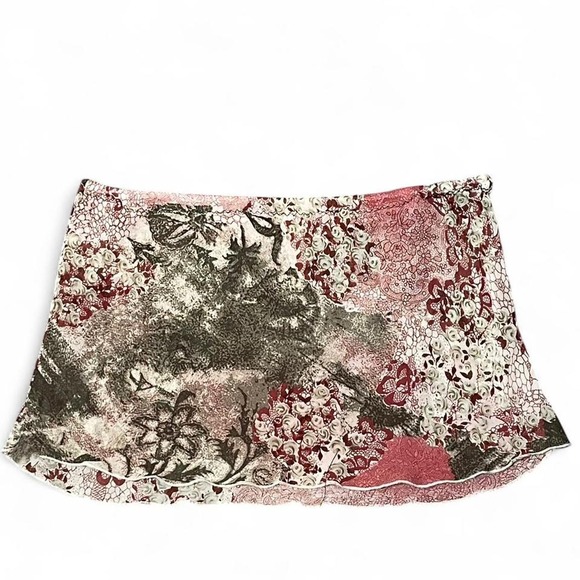 Dresses & Skirts - gorgeous sheer see-through fairycore mini skirt with subtle ruffle detailing